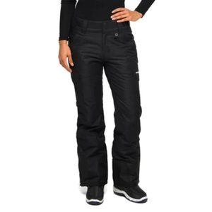 Arctix Womens Snow Ski Sports Cargo Pants Insulated Black, 2X, Button Missing